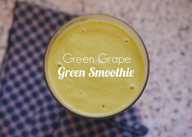 green grape smoothie1