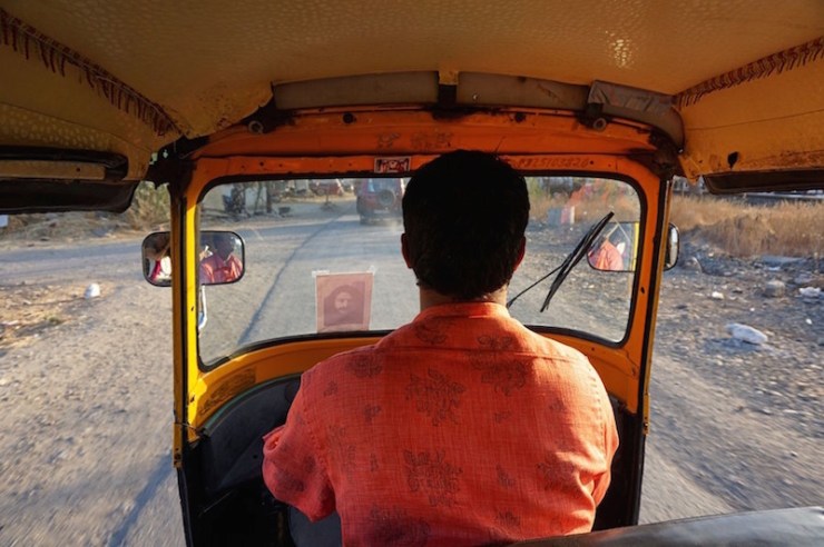 Meherabad, India rickshaw