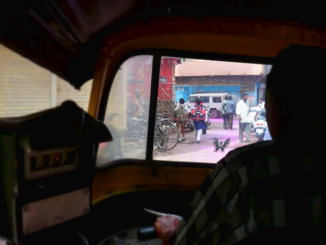 india street rickshaw