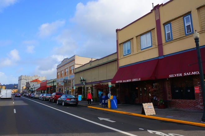Astoria, Oregon downtown