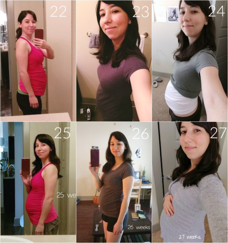 Pregnancy Bump: Weeks 22-27