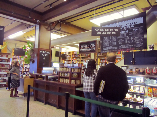 powells portland coffeeshop