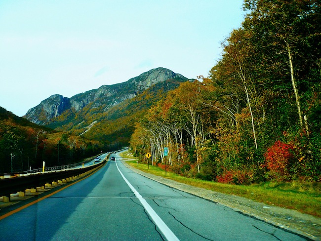 On the way to Cannon Mountain, New Hampshire