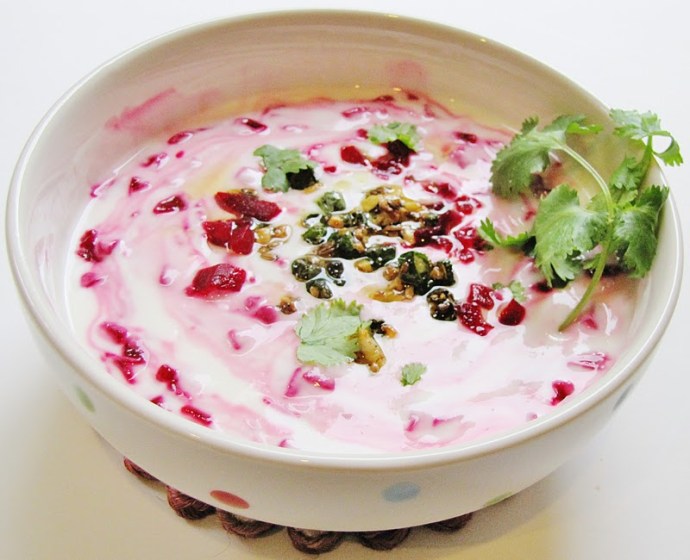 beetroot raita