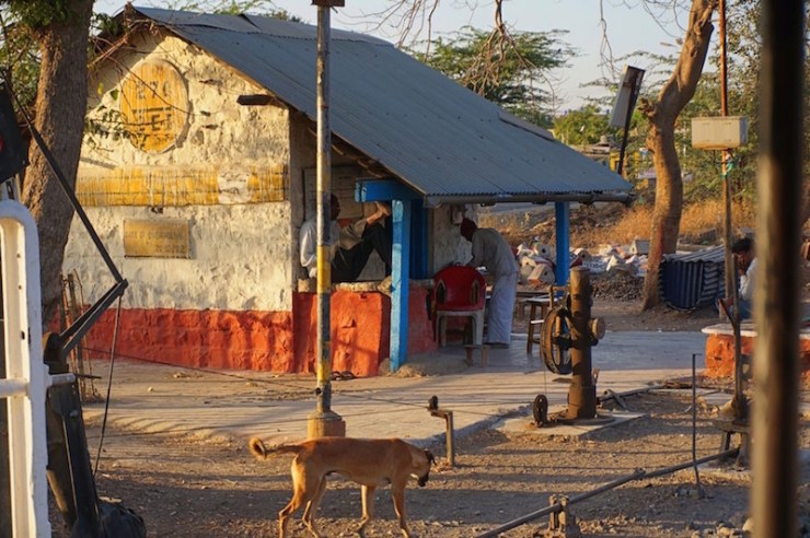 Meherabad, India train station