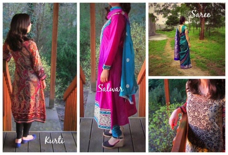 indian women clothing triveni collage