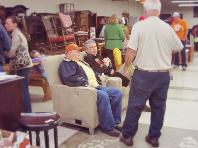 Josh making friends.