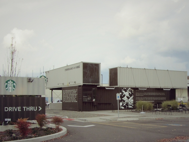 starbucks shipping containers