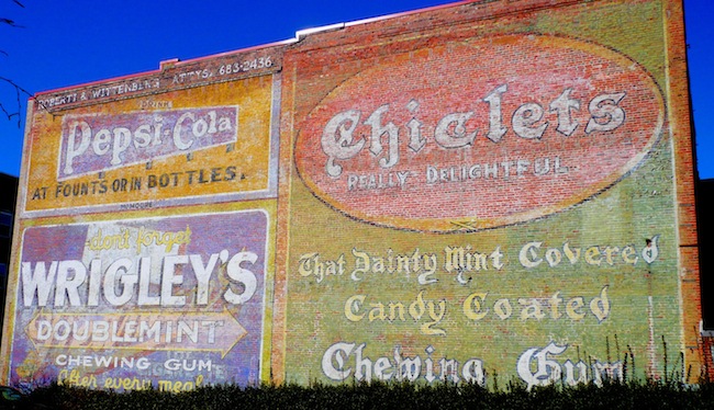 Vintage graffiti, Durham, NC