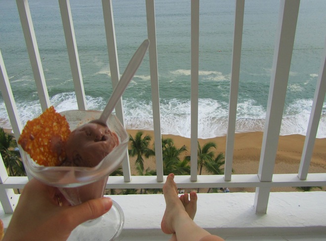 Beach Acapulco ice cream