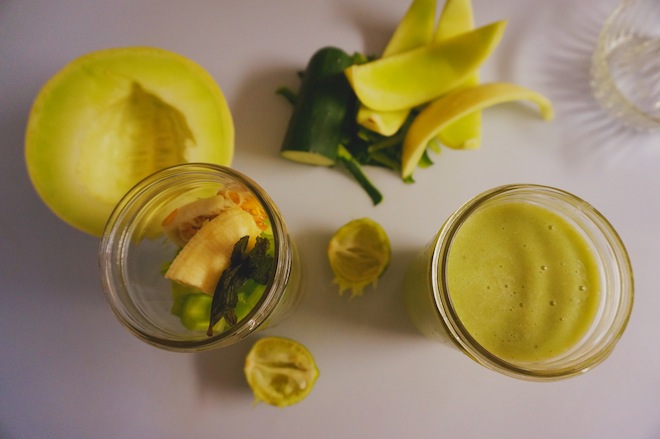 honeydew green smoothie5