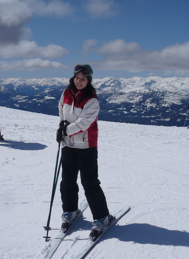 whistler canada me snow