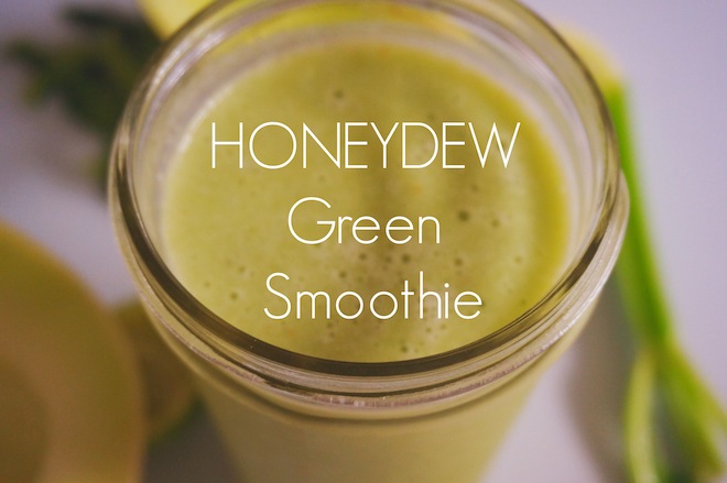 honeydew green smoothie1
