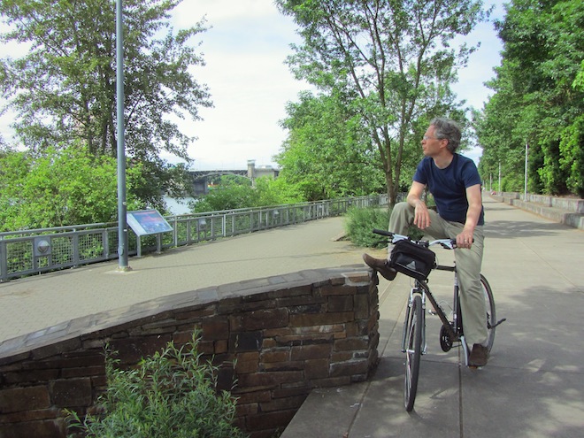 portland waterfront bikes josh