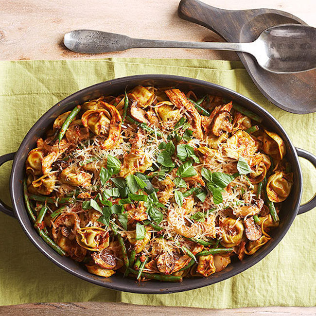 Wholesome Cheese Tortellini and Chicken Mushroom Casserole Recipe