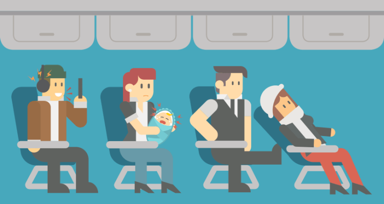 How to Deal With 11 Worst Airplane Etiquette Offenders