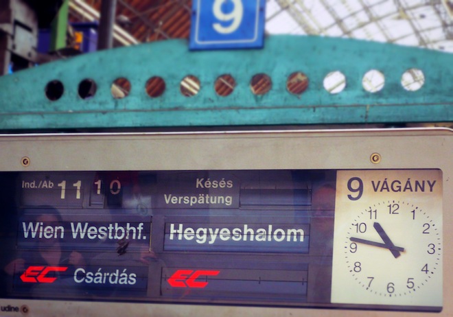 After 3-5 days in Budapest, take the train to Vienna!