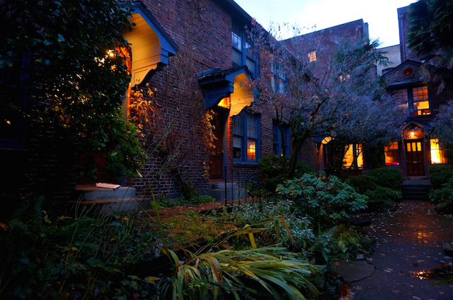 portland night courtyard1