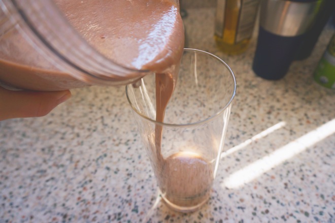 strawberry basil smoothie