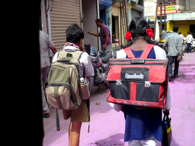 india street children