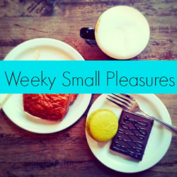 weekly small pleasures badge