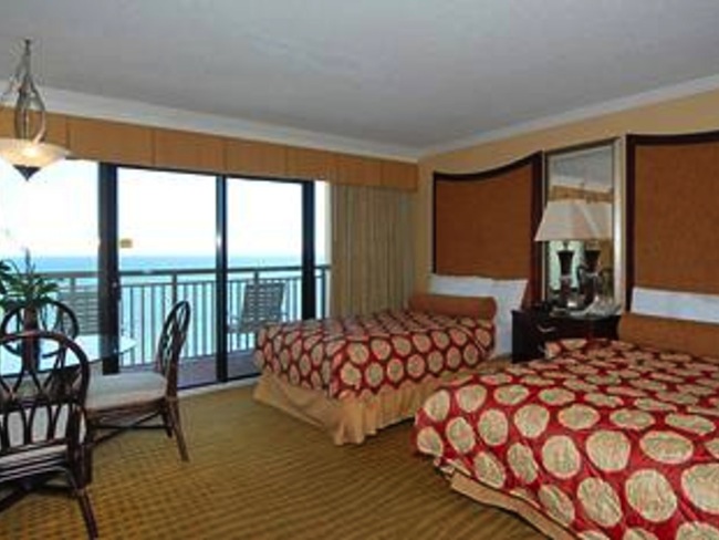 Caravelle oceanfront foreclosed efficiency in Myrtle Beach, SC. (not my picture)