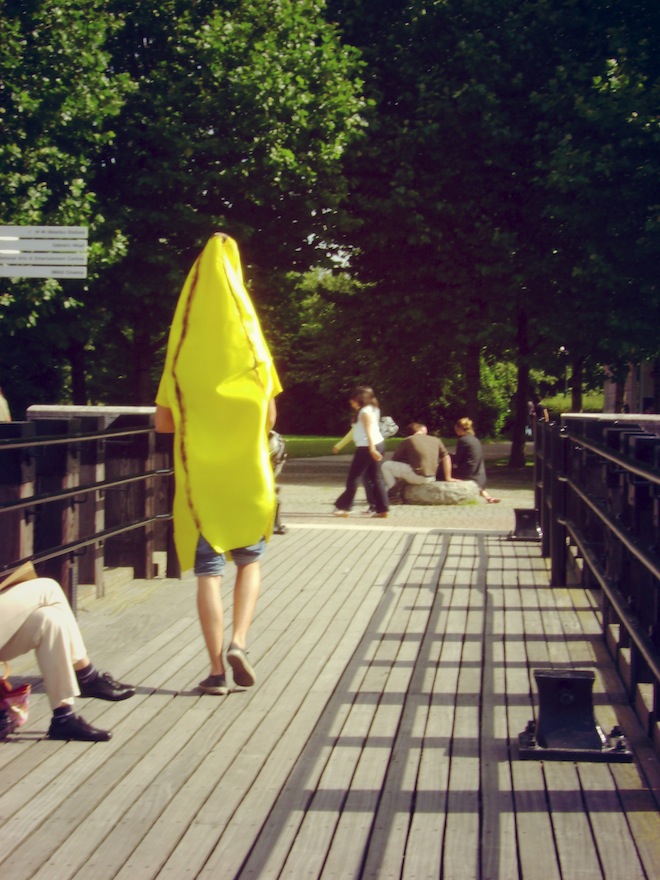 London's most famous attraction: Banana Man