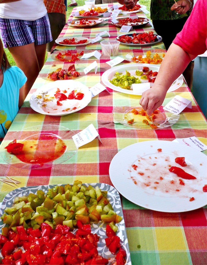 tomato tasting farmers market durham nc1